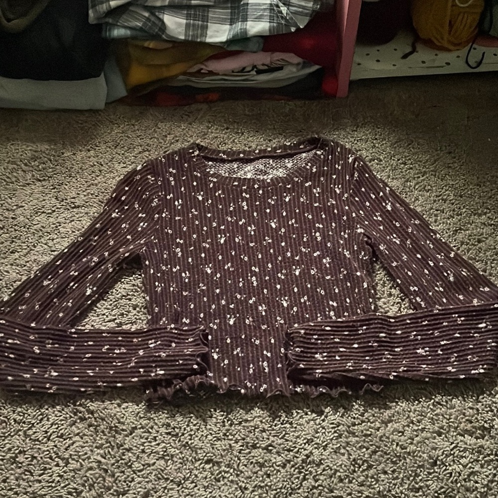 Floral short tee